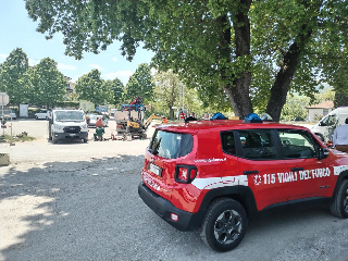 Basciano - Fuga di gas sulla SS 150 durante lavori Enel: evacuate circa 30 abitazioni